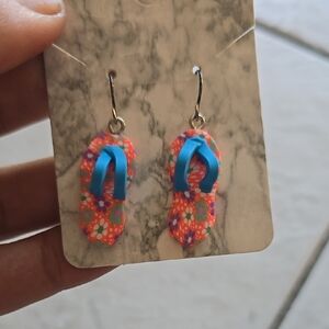 Colorful Flip Flop Earrings